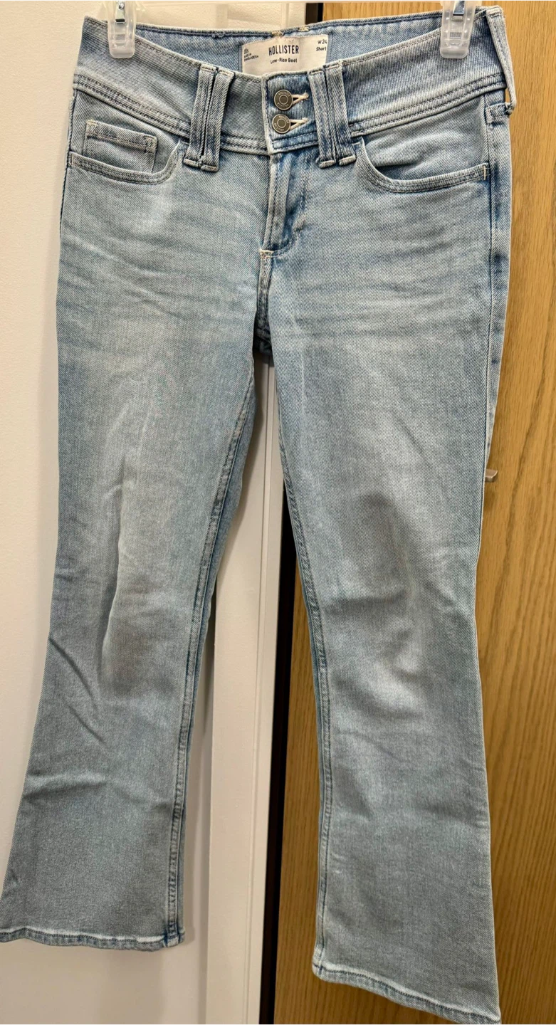 Hollister Light Wash Bootcut Jeans