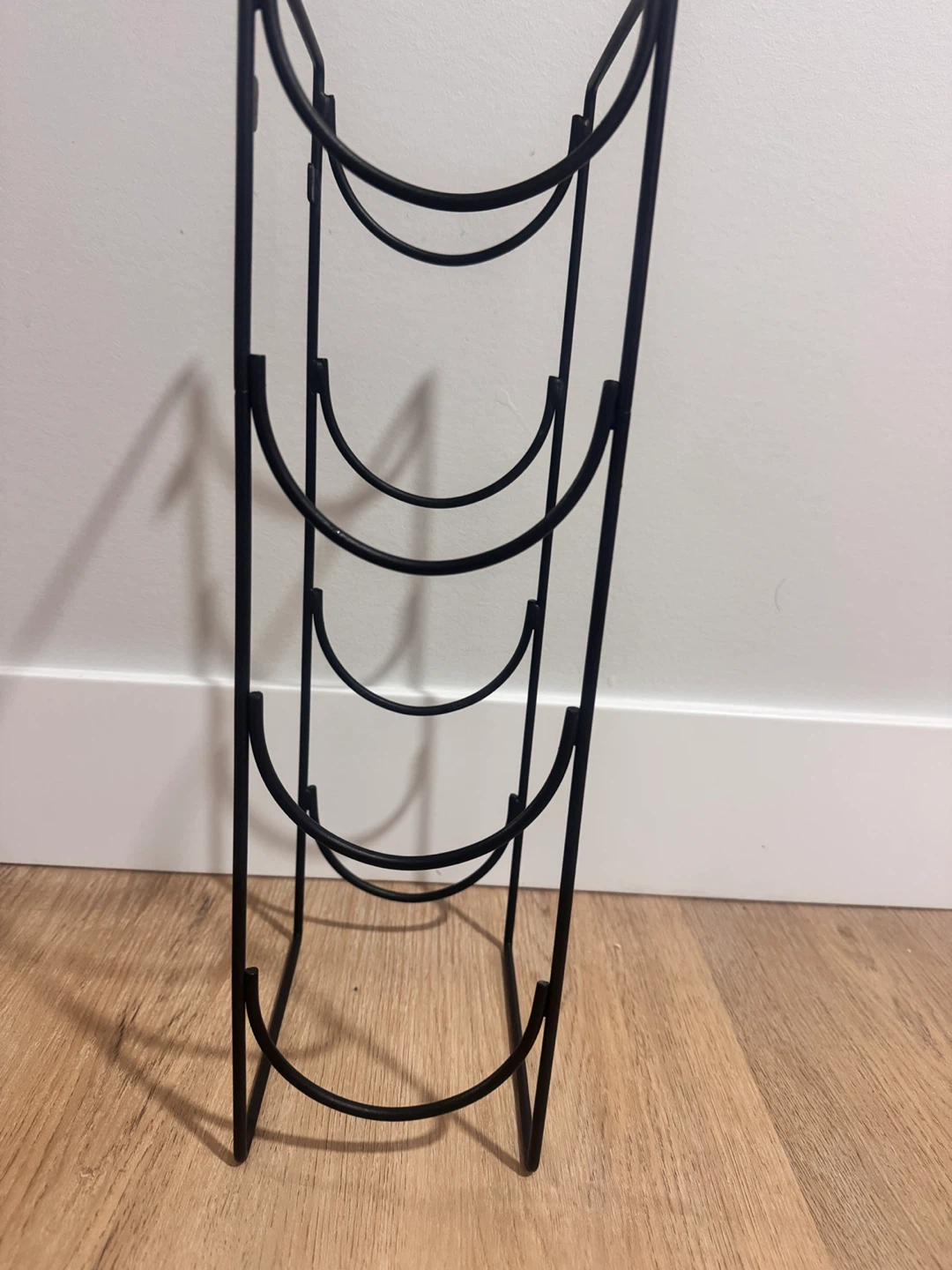Black Metal Wine Rack - photo 2