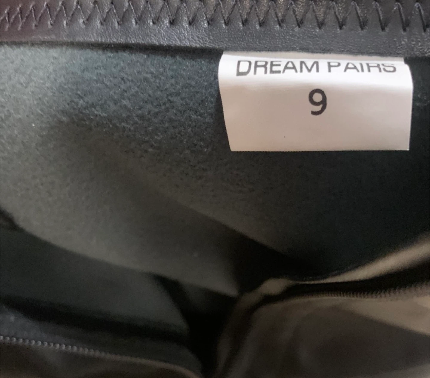 Dream Pairs Black Platform Chunky Heel Boots Size 9 - photo 5