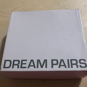 Dream Pairs Black Platform Chunky Heel Boots Size 9
