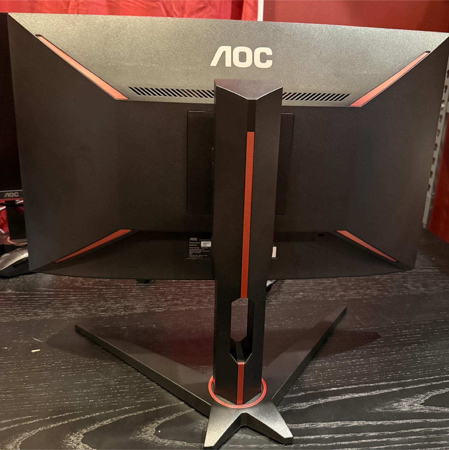 2x AOC 24” 144Hz Gaming Monitors – $80 for both - photo 2