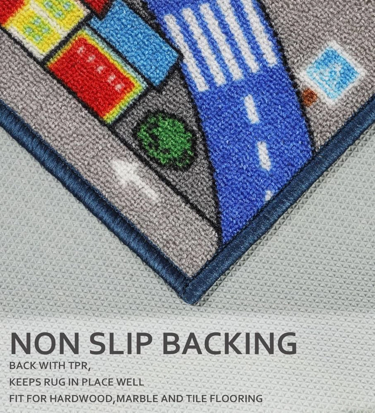 Kids Rug 3'3" x 5'2" City Life Playmat Area Rug Washable - photo 5