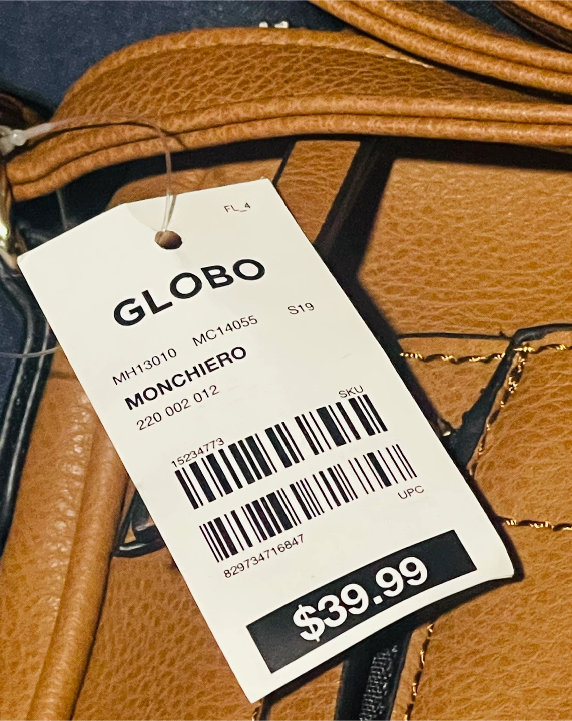 Globo Monchiero Crossbody Bag - Tan - photo 5