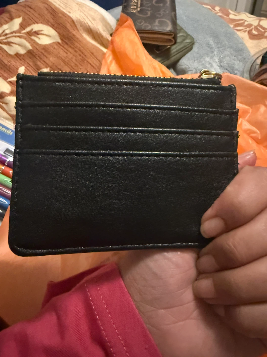 Black Cardholder Wallet - photo 2