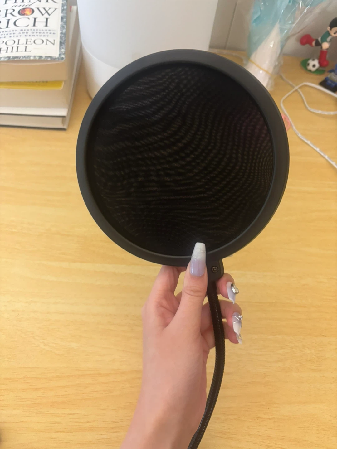 Microphone Pop Filter with Gooseneck Arm