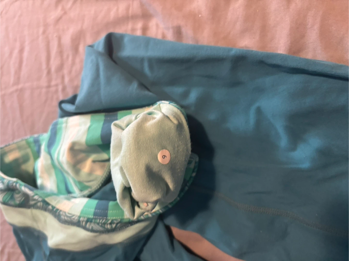 Lululemon Yoga Pants Size 6 Teal Flare - photo 2