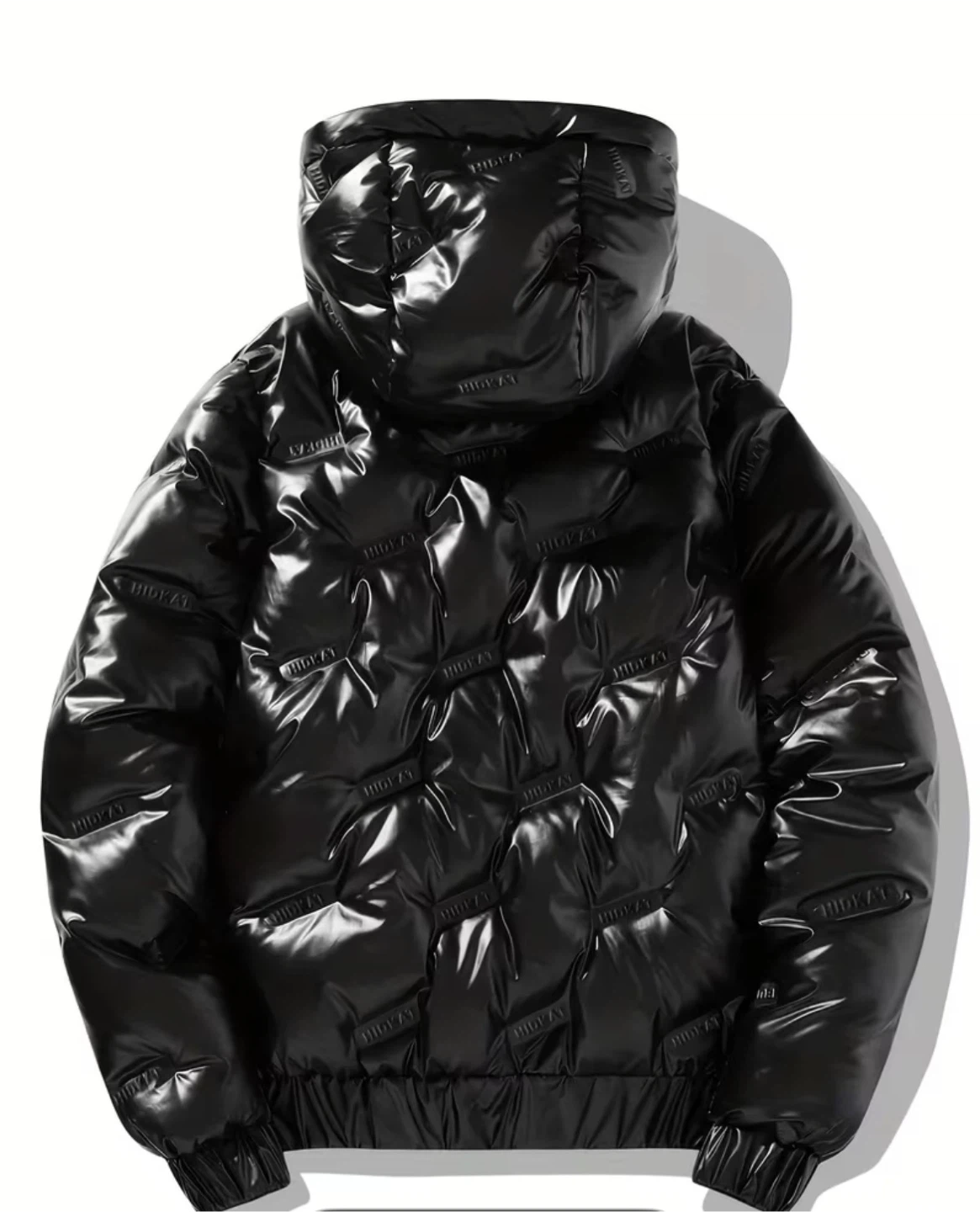 HIDKAT Black Shiny Puffer Jacket