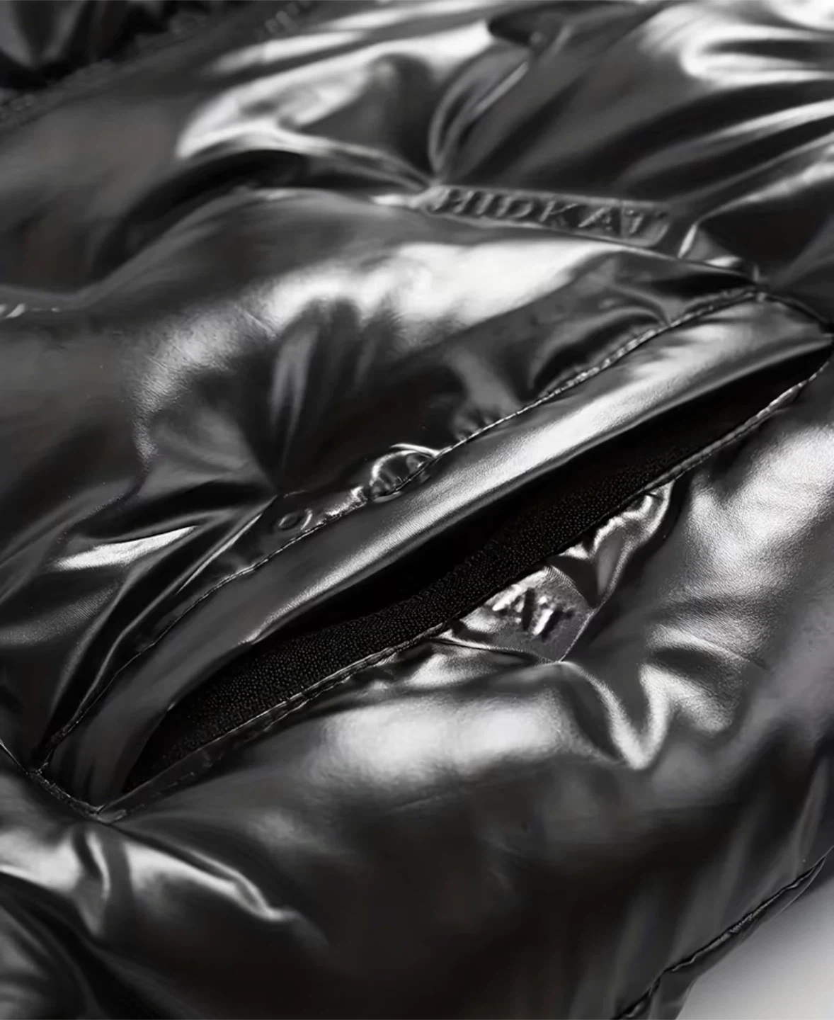 HIDKAT Black Shiny Puffer Jacket - photo 4