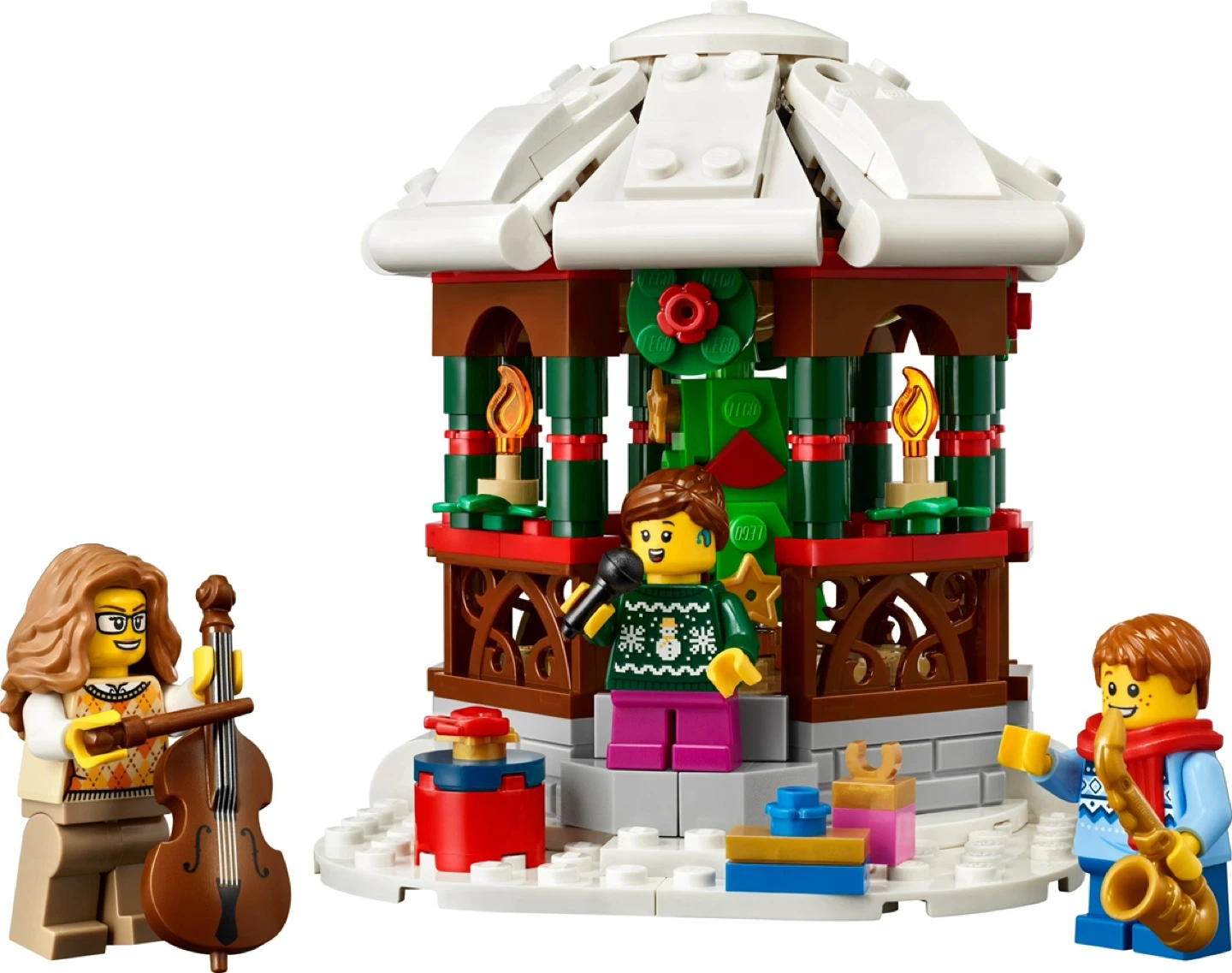 50$ or BEST OFFER LEGO 40778 Winter Gazebo BNIB - photo 2
