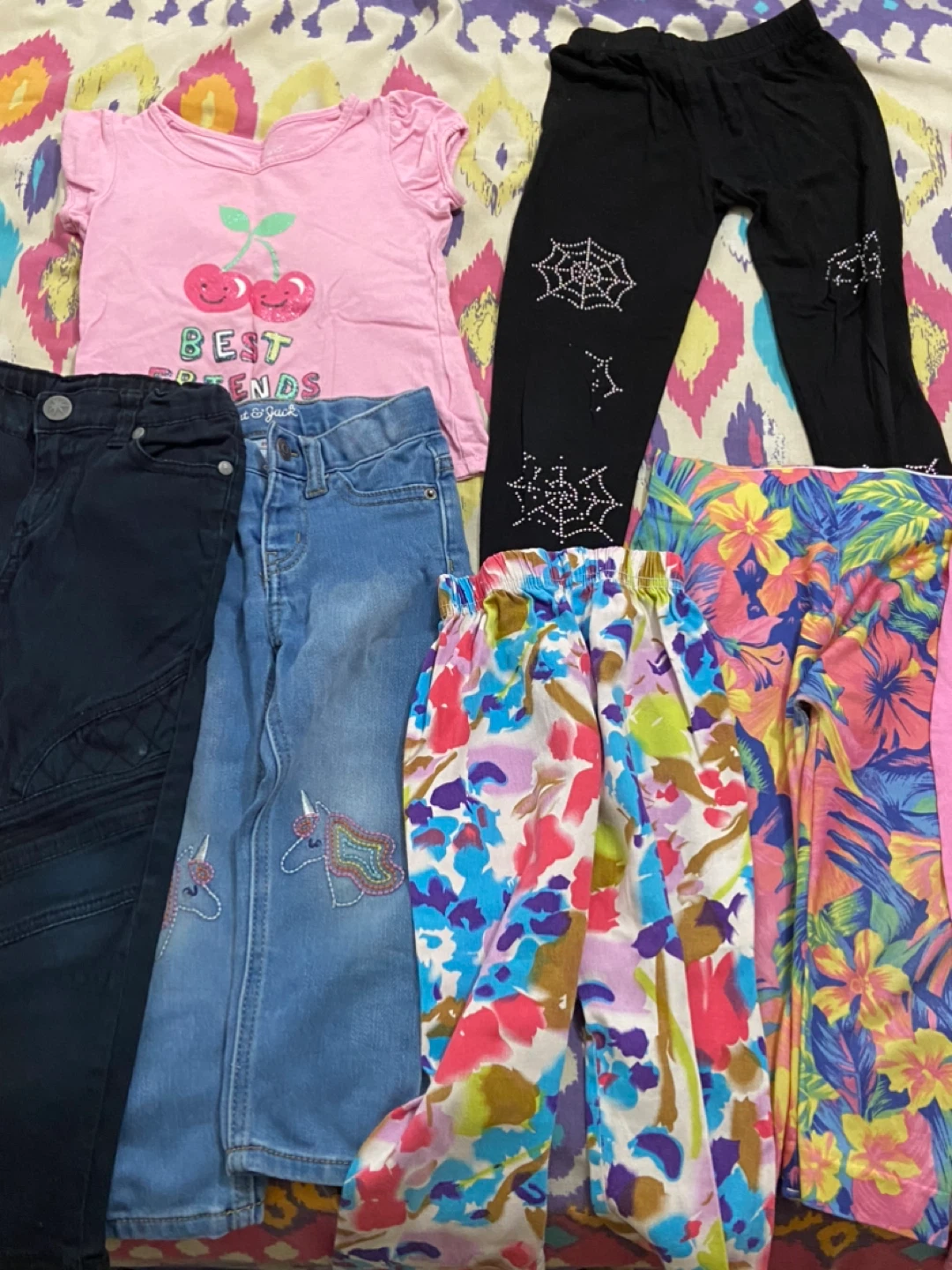 Girls' Clothing Bundle - Tops and Bottoms