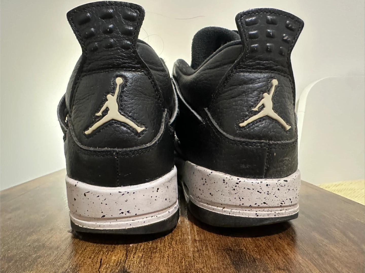 Black Air Jordan 4 Retro oreo - photo 4
