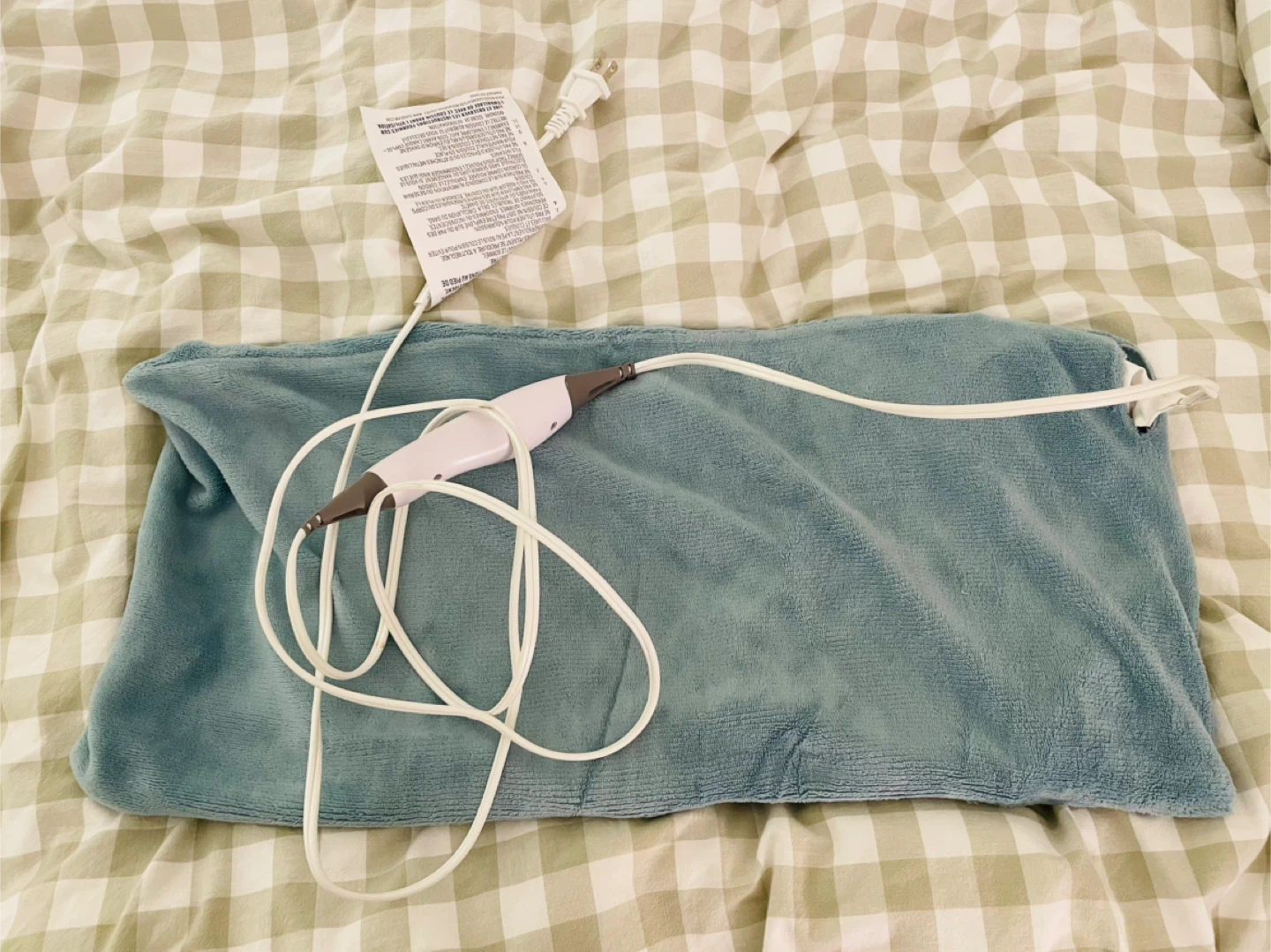 Soft Teal Heating Pad - photo 3