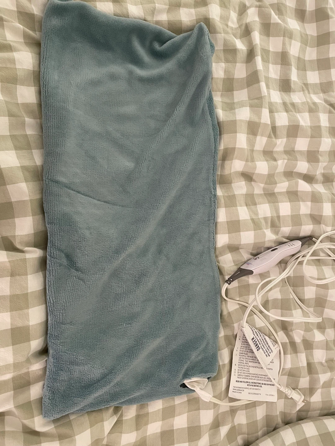 Soft Teal Heating Pad - photo 2
