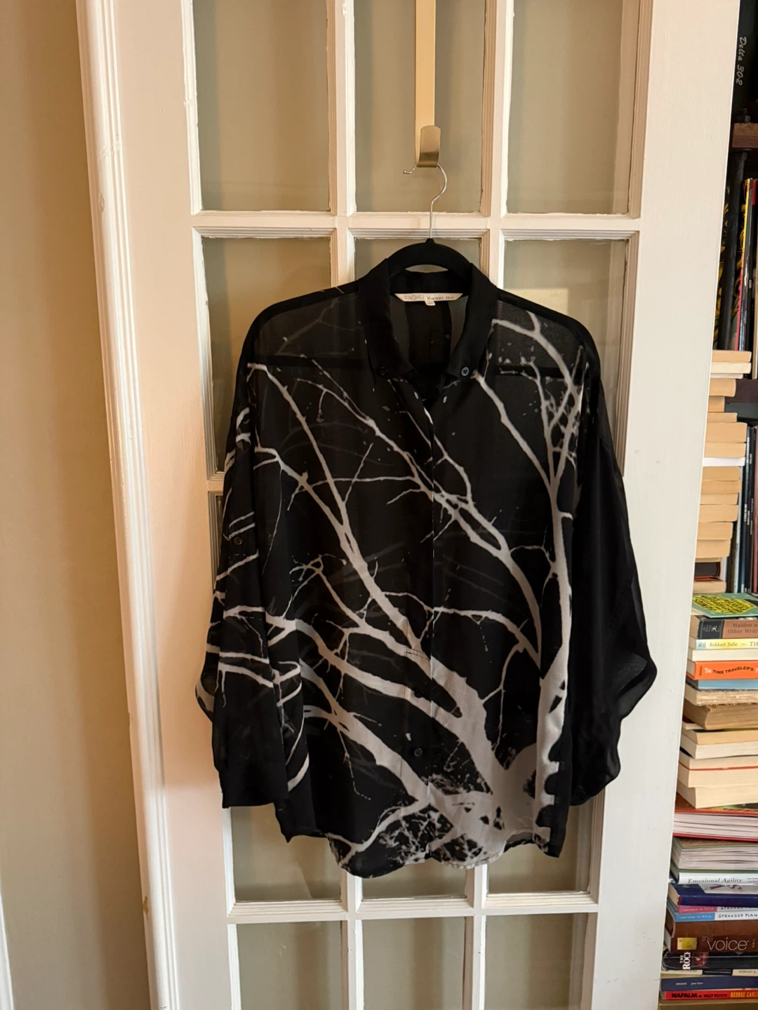 Rachel Roy Unique Black & White Top