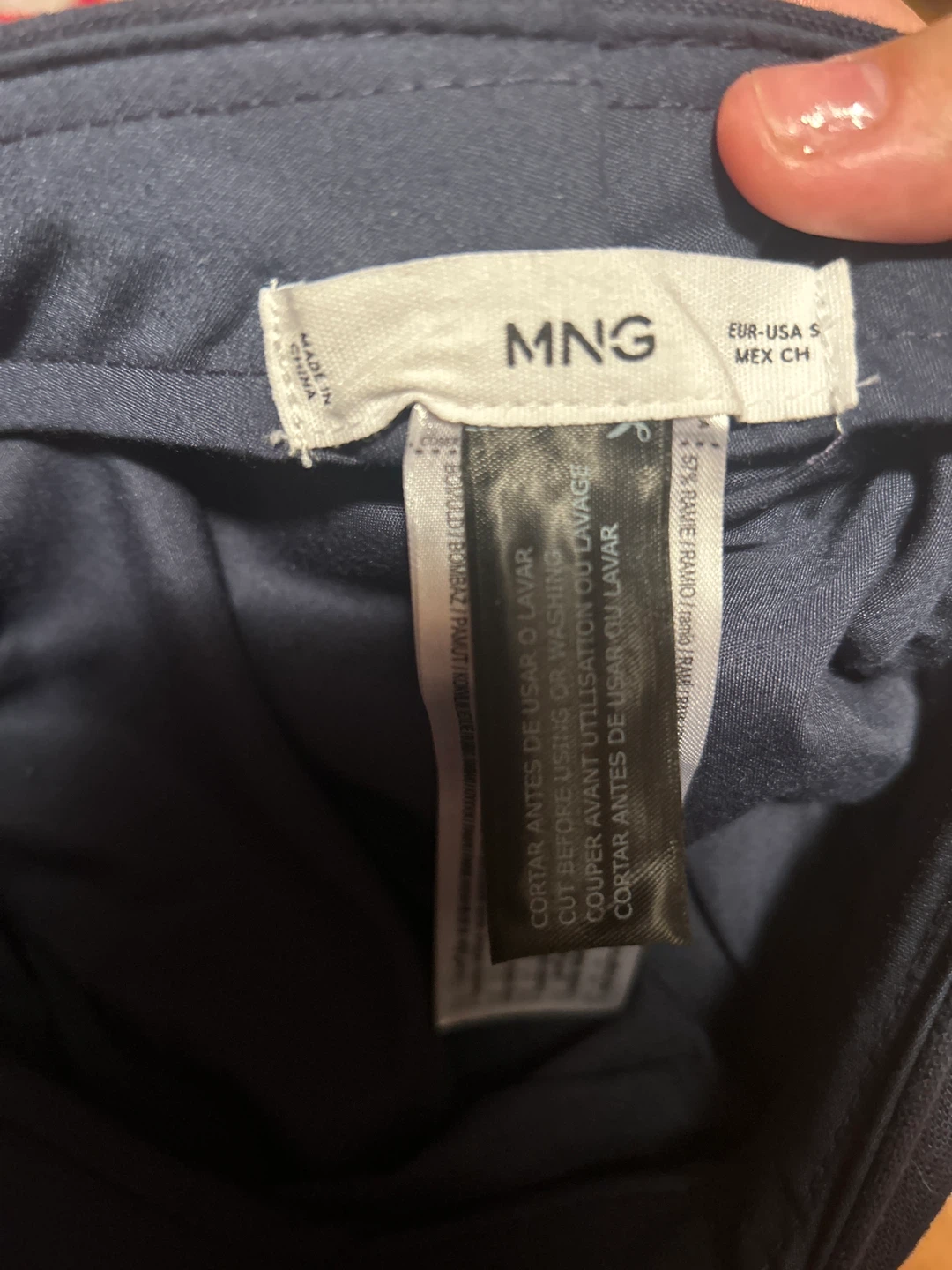 MNG Navy Blue Flat Cap - Size S - photo 2