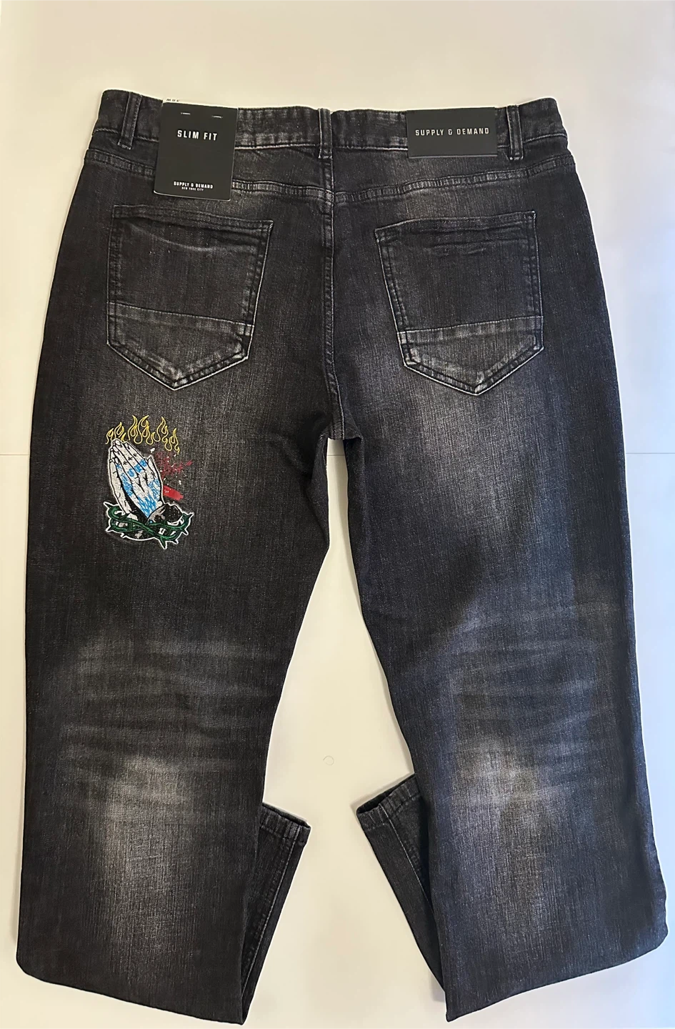 Supply & Demand Slim Fit Jeans - Black Wash - photo 4