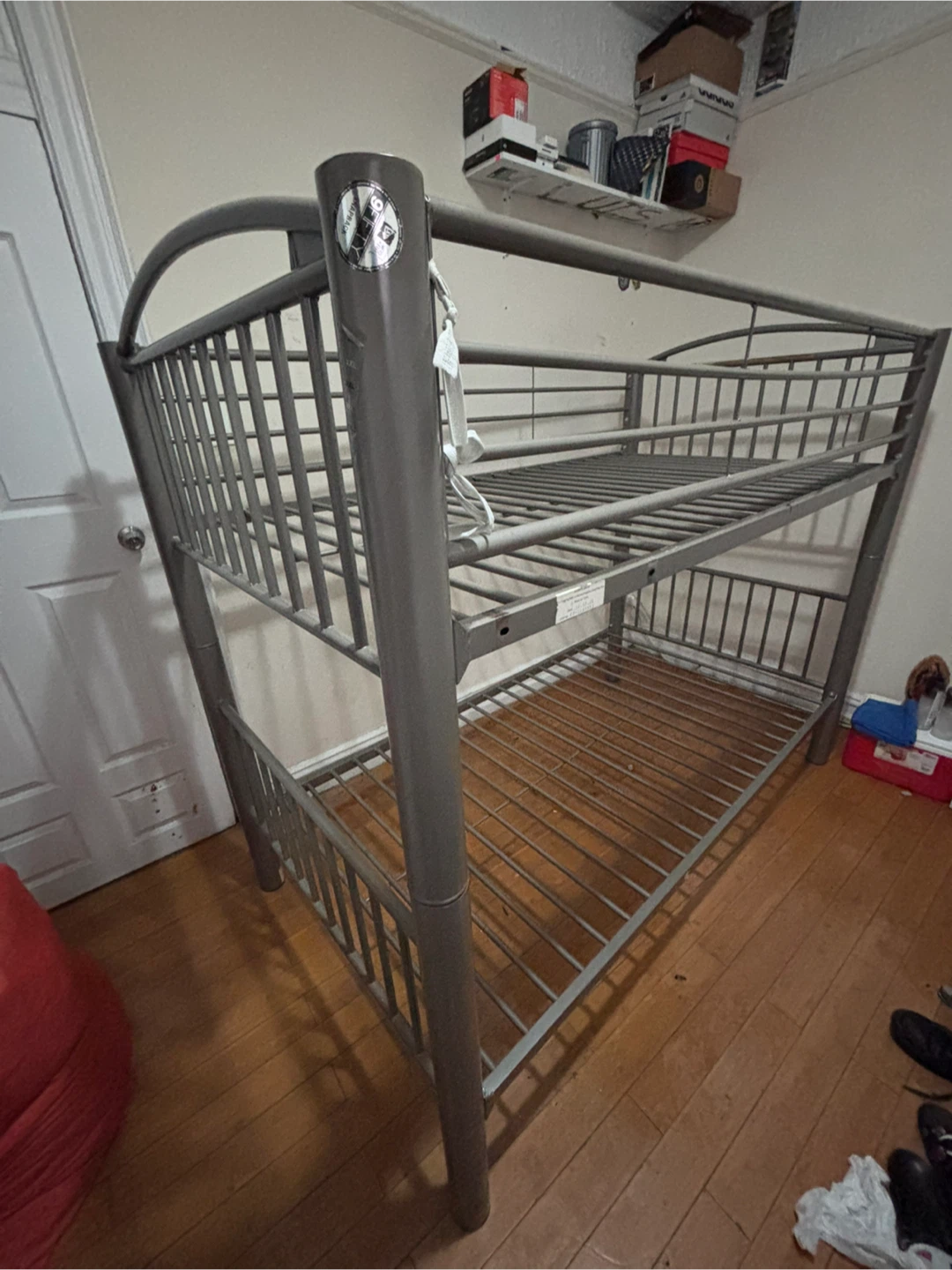 reinforced metal single bunk bed - photo 4