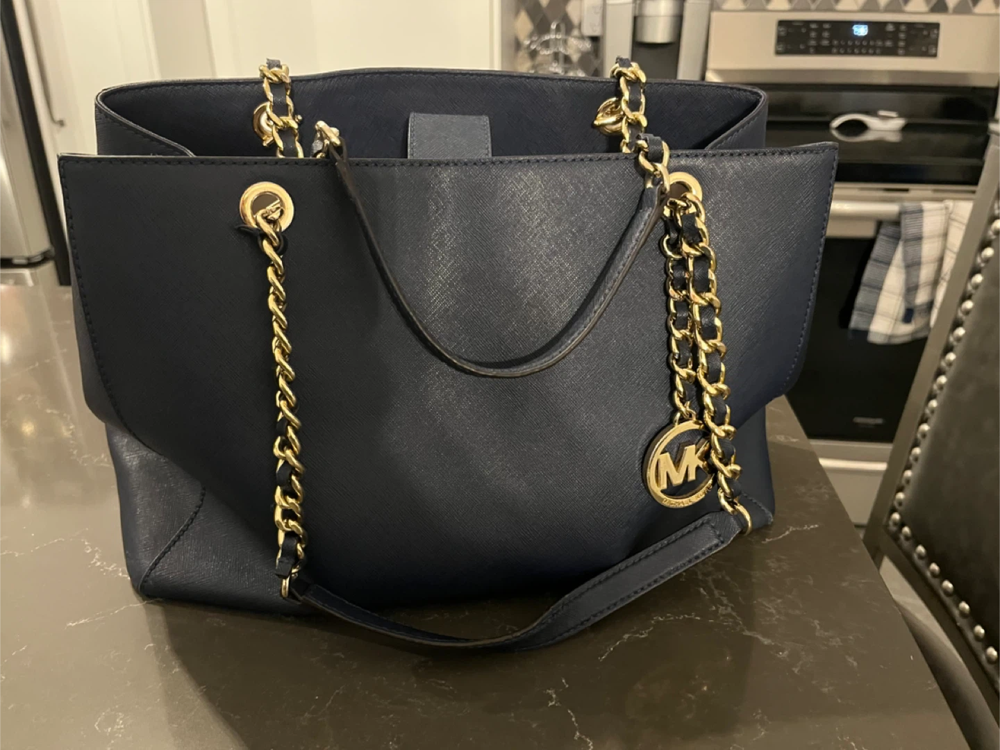Michael Kors Dark Blue Handbag