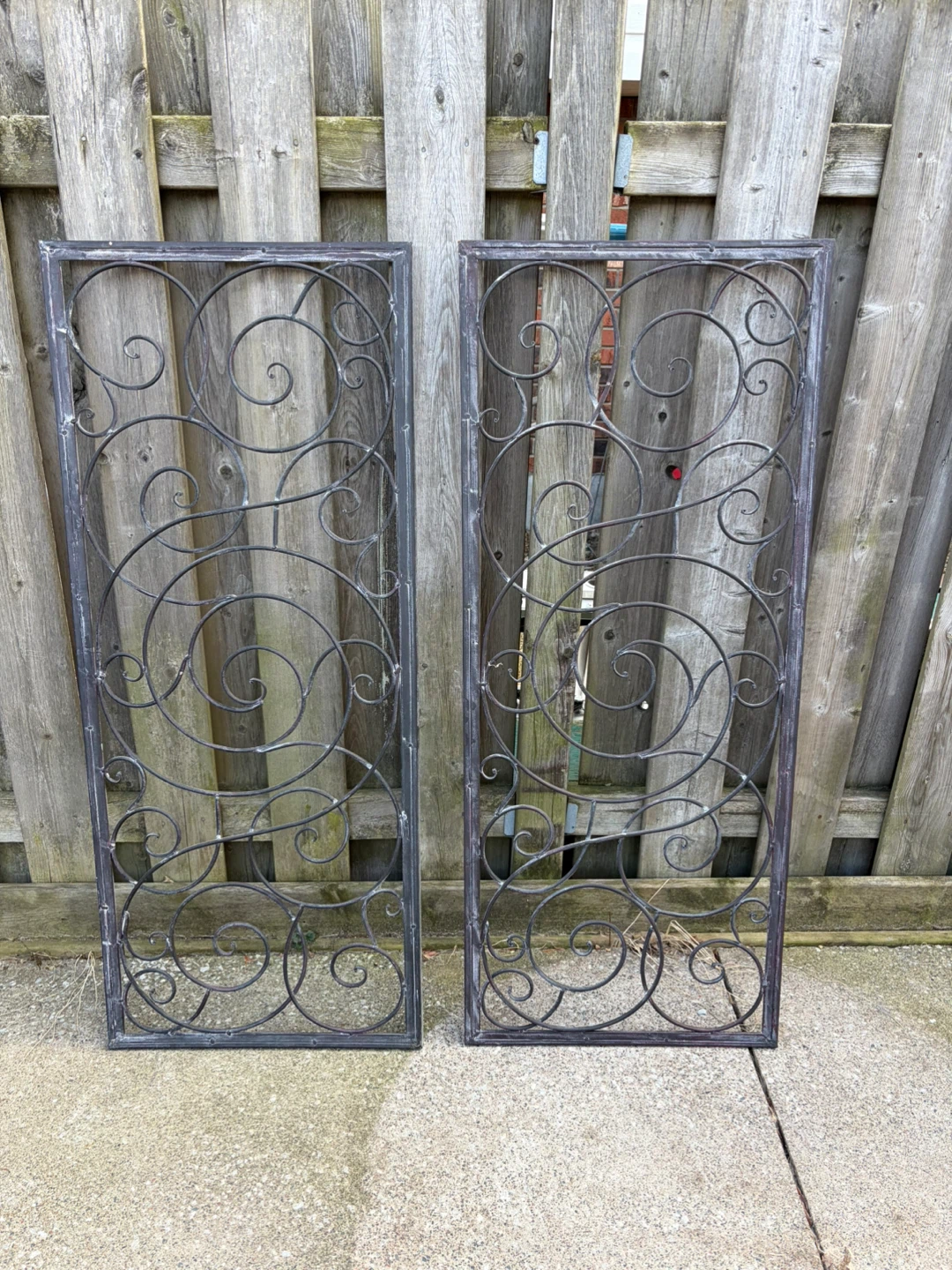 Decorative Wrought Iron Wall Panels/Trellis