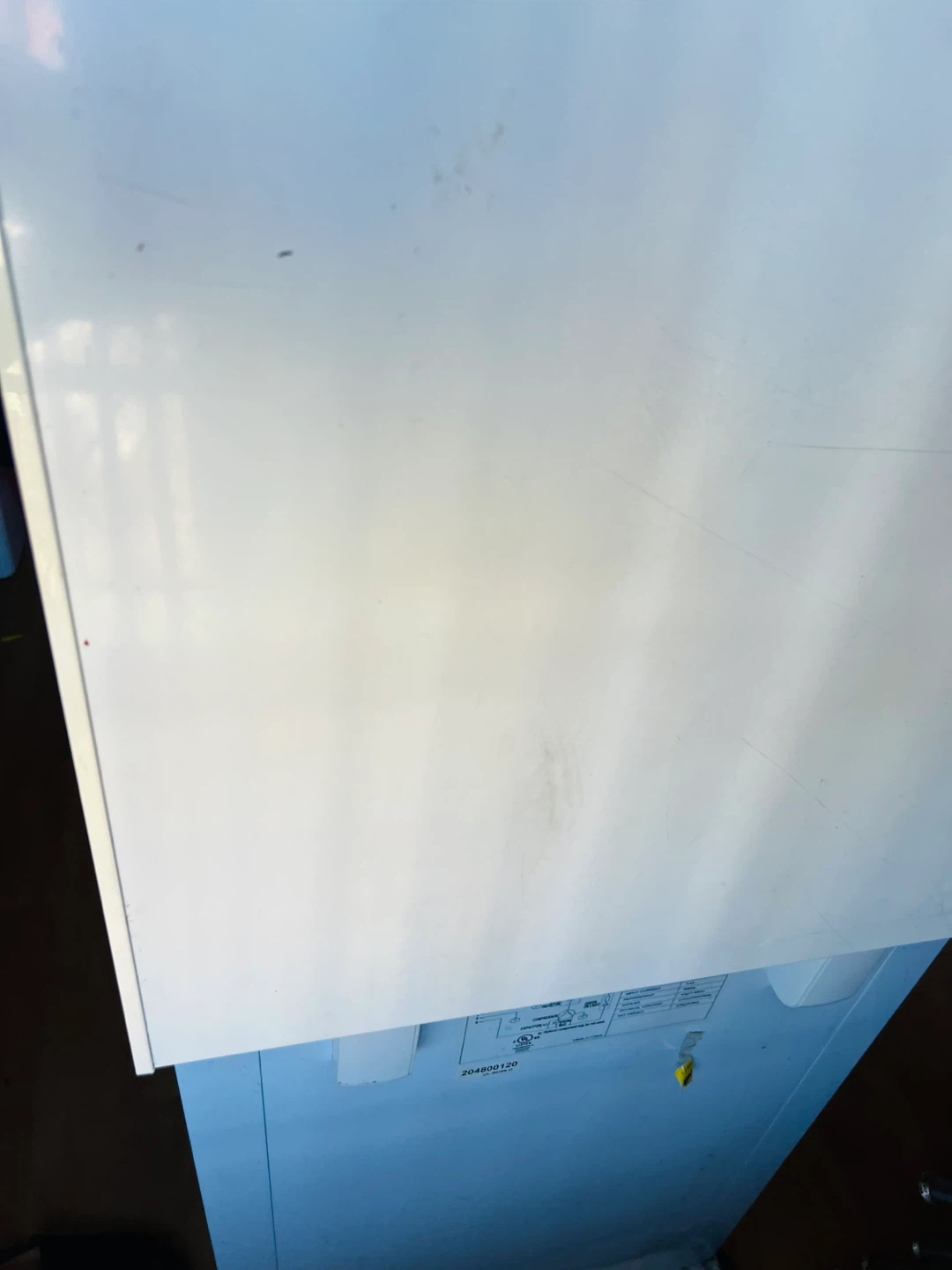 White Chest Freezer with Basket - photo 3