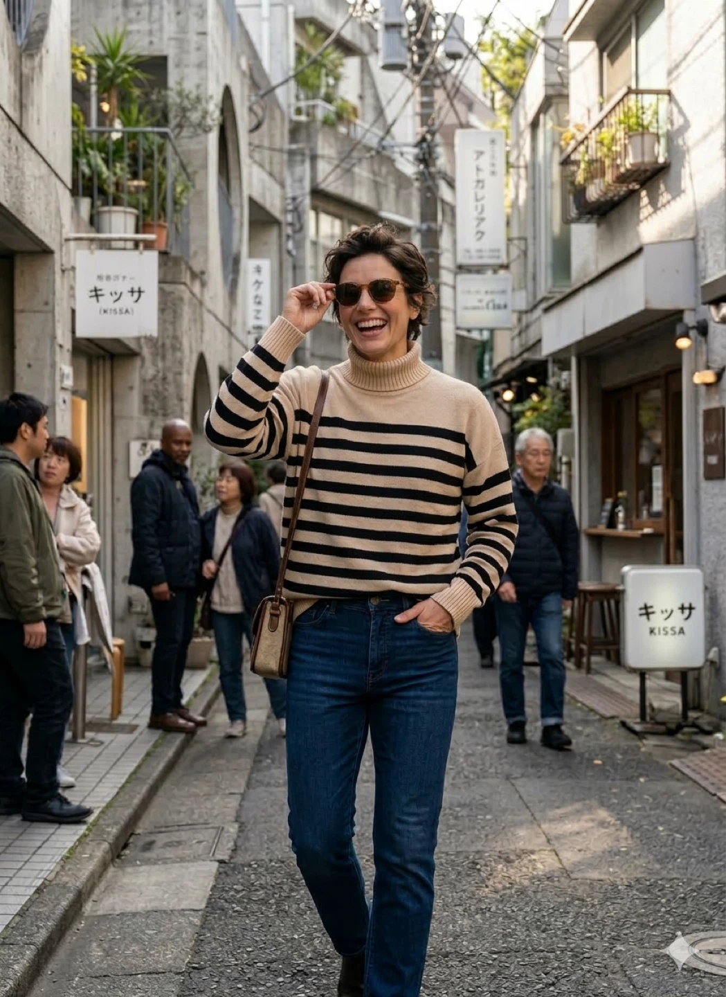 Striped Turtleneck Sweater - photo 4