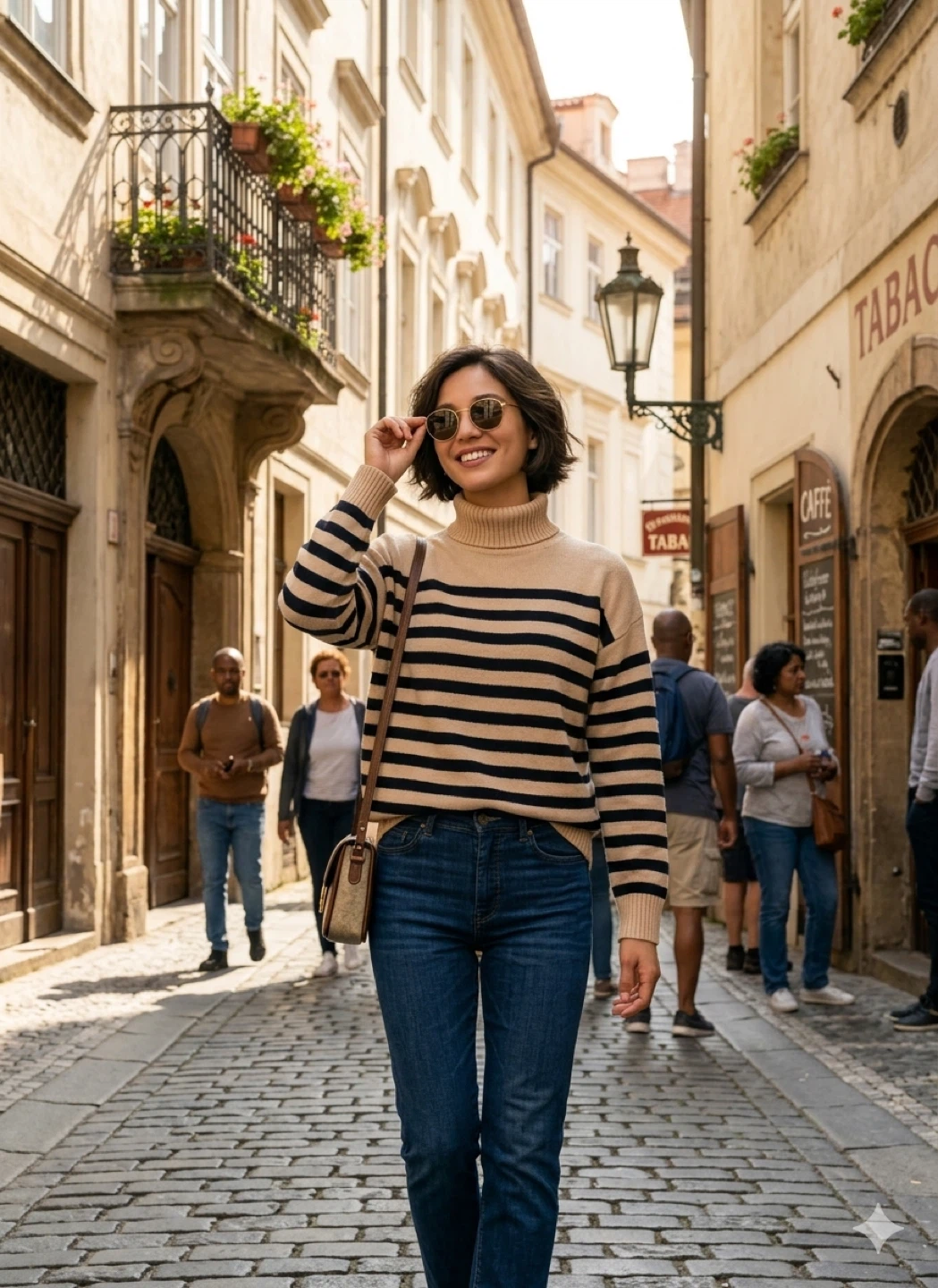 Striped Turtleneck Sweater - photo 3