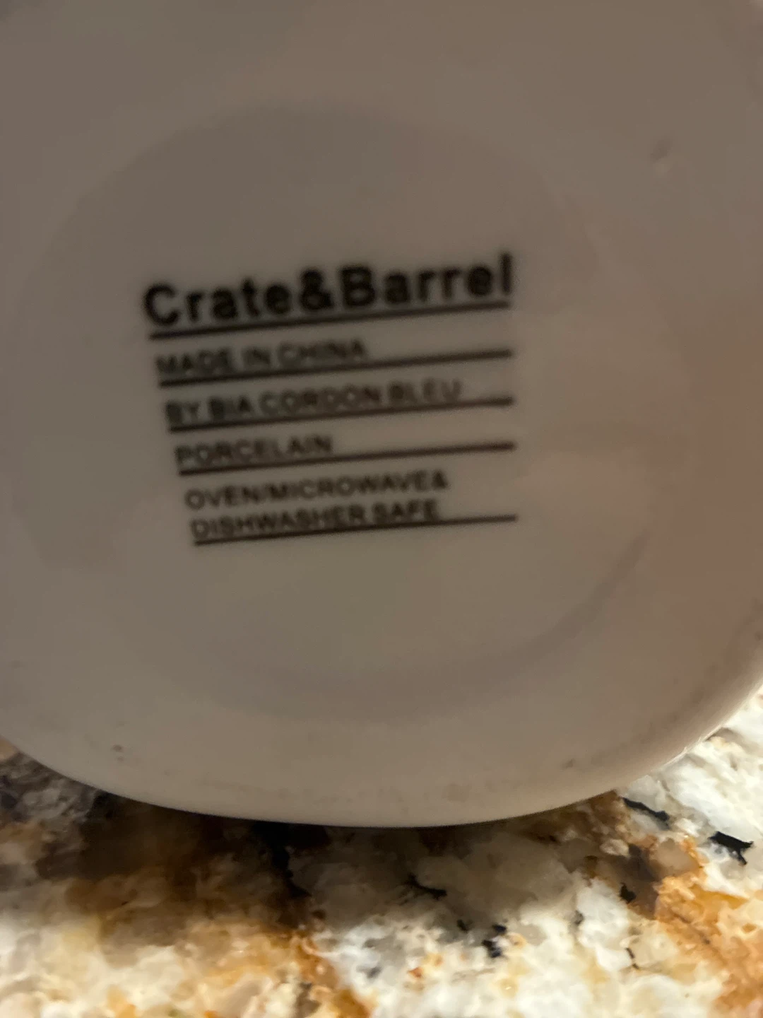 Crate & Barrel Porcelain Milk Bottle - photo 2