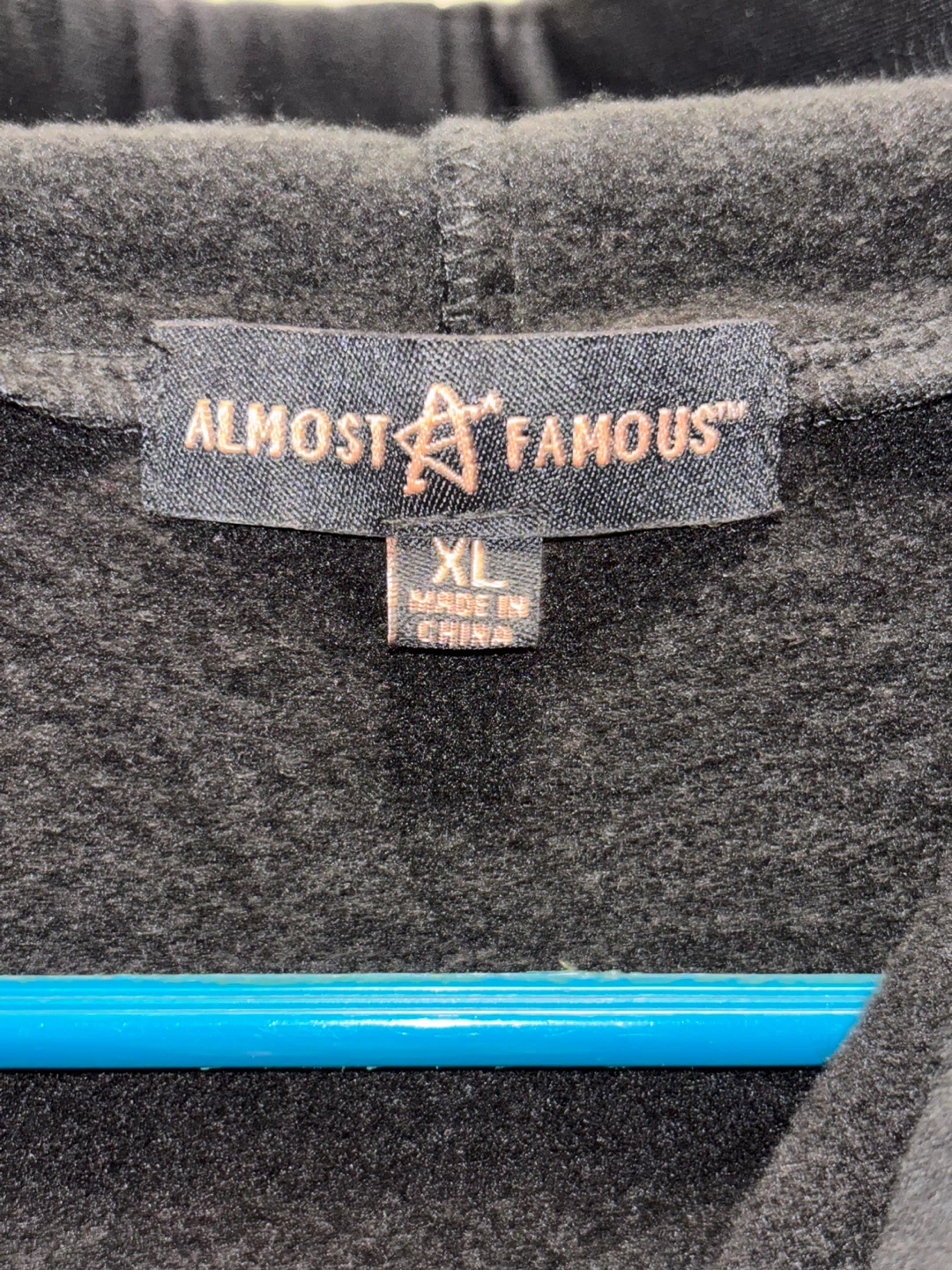 Almost Famous Black Hoodie Dress XL - photo 3