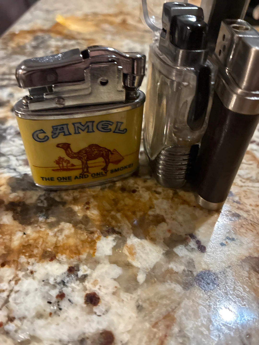 Set of 3 Vintage Lighters - Camel, Firebird, and Las Vegas - photo 3