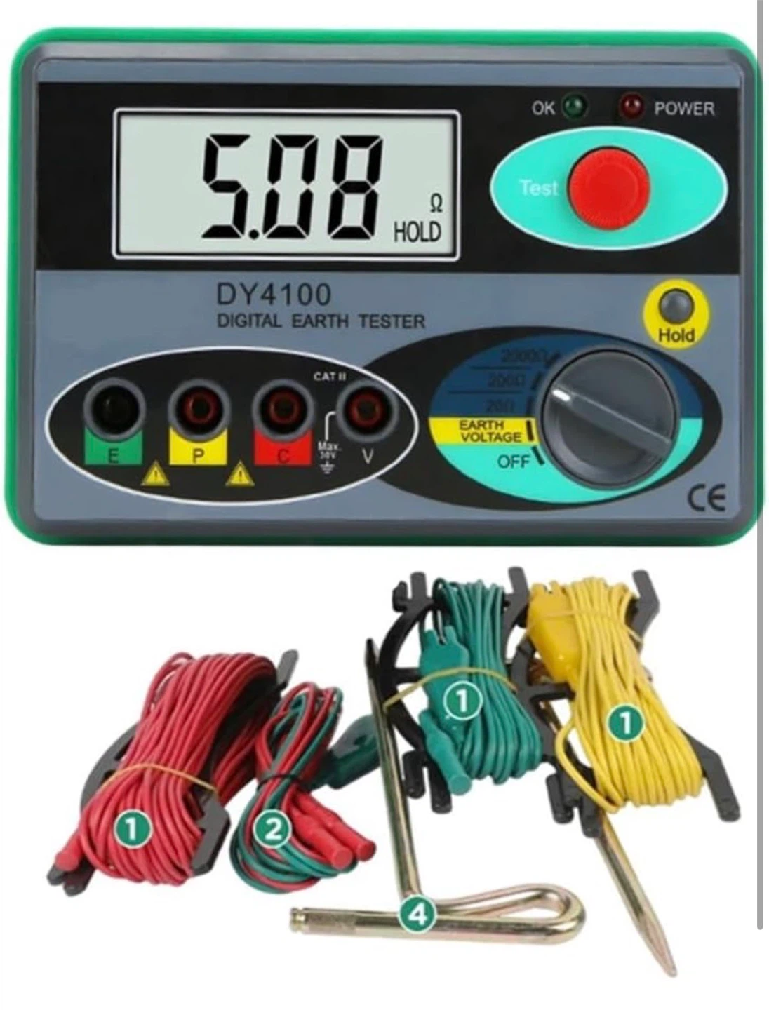 DY4100 Digital Earth Ground Resistance Tester - photo 5