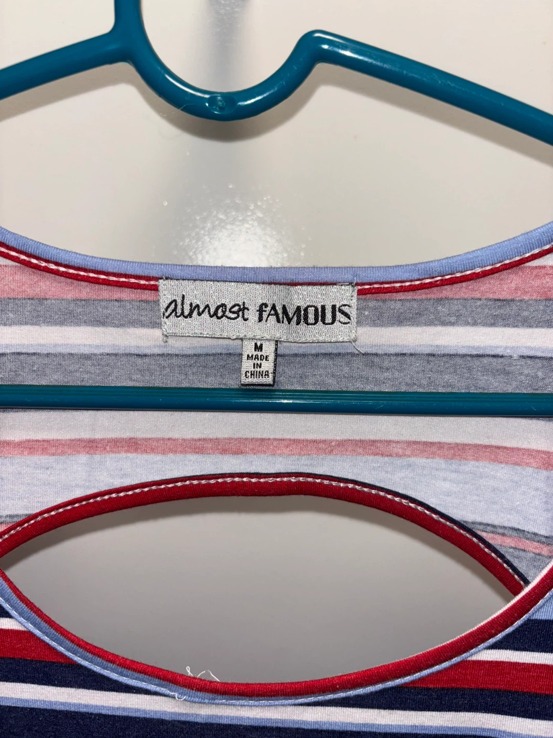 Almost Famous Striped Cutout Dress Size M - photo 5