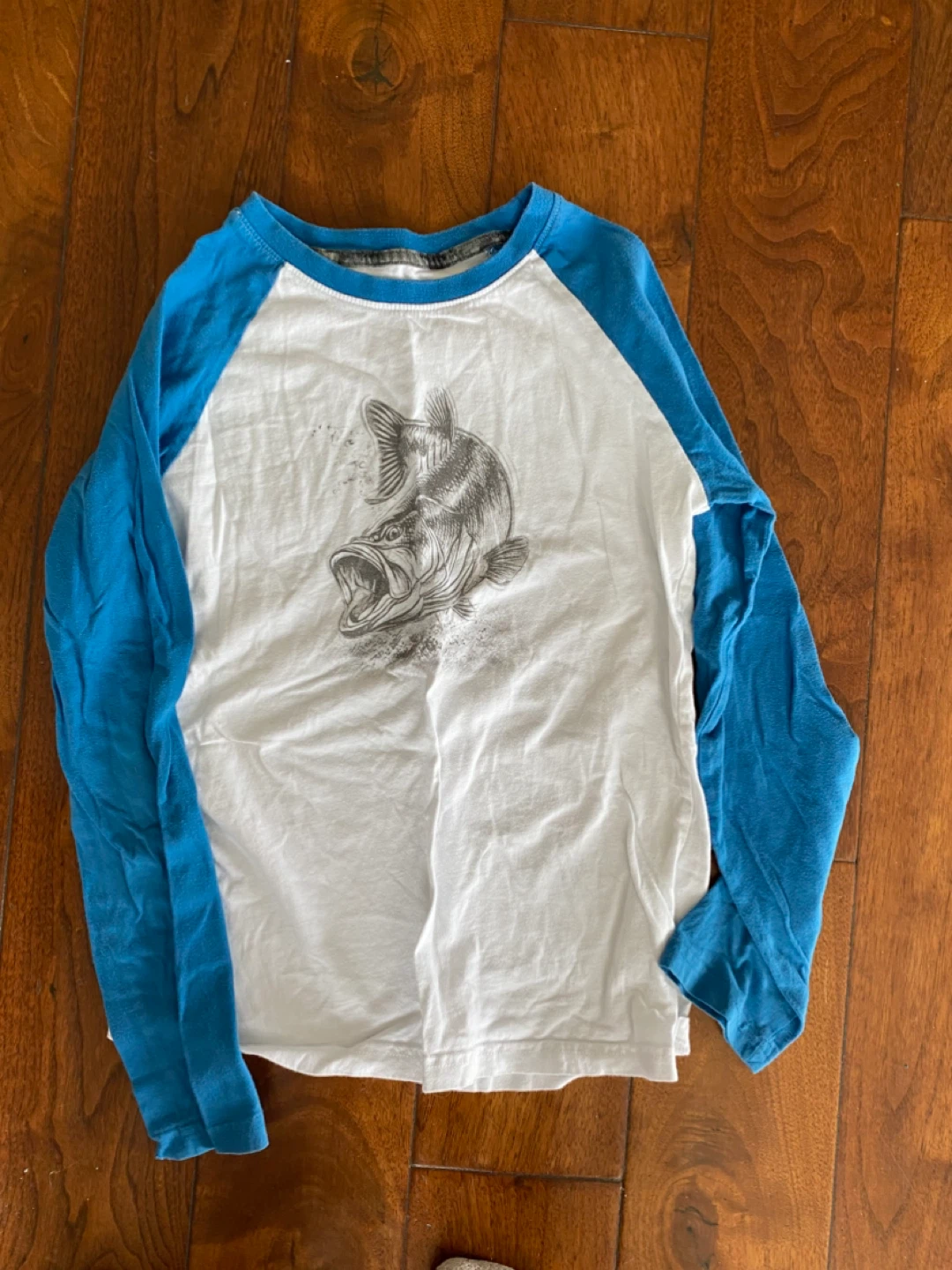 Long Sleeve Bass Fish T-Shirt