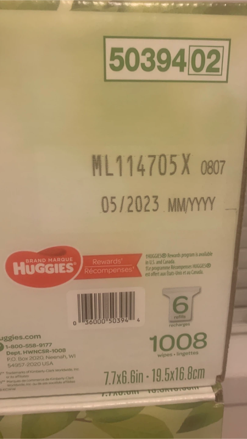 Huggies Wipes – 6 Pack/box (Sealed, 1008 wipes) – Cleaning Only - photo 3