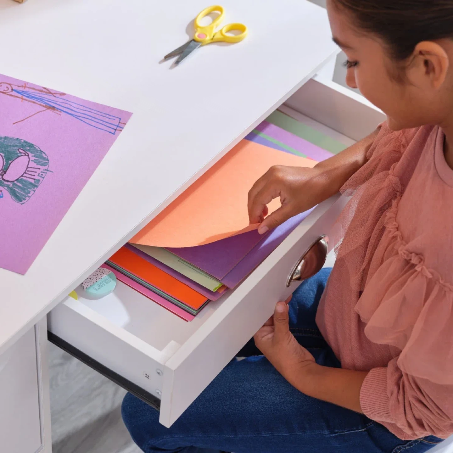 KidKraft Study Desk for Children with Chair new - photo 5