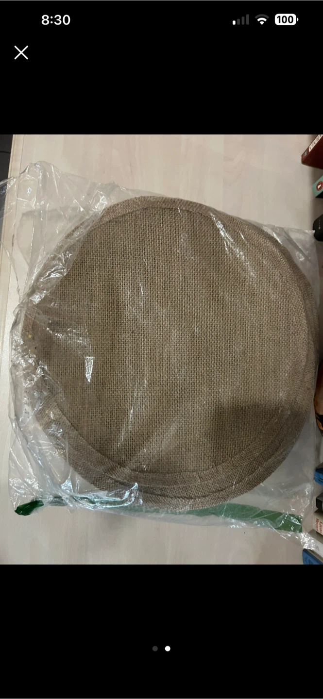Round Burlap Placemats (Set of 12) - photo 2