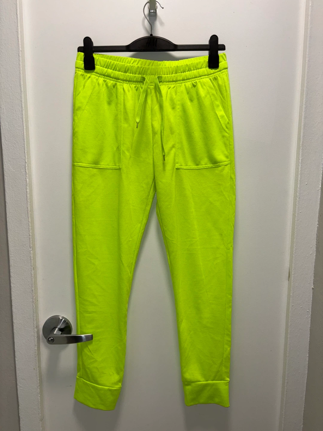 AQ-SPORT Women's Neon Yellow Joggers Size L
