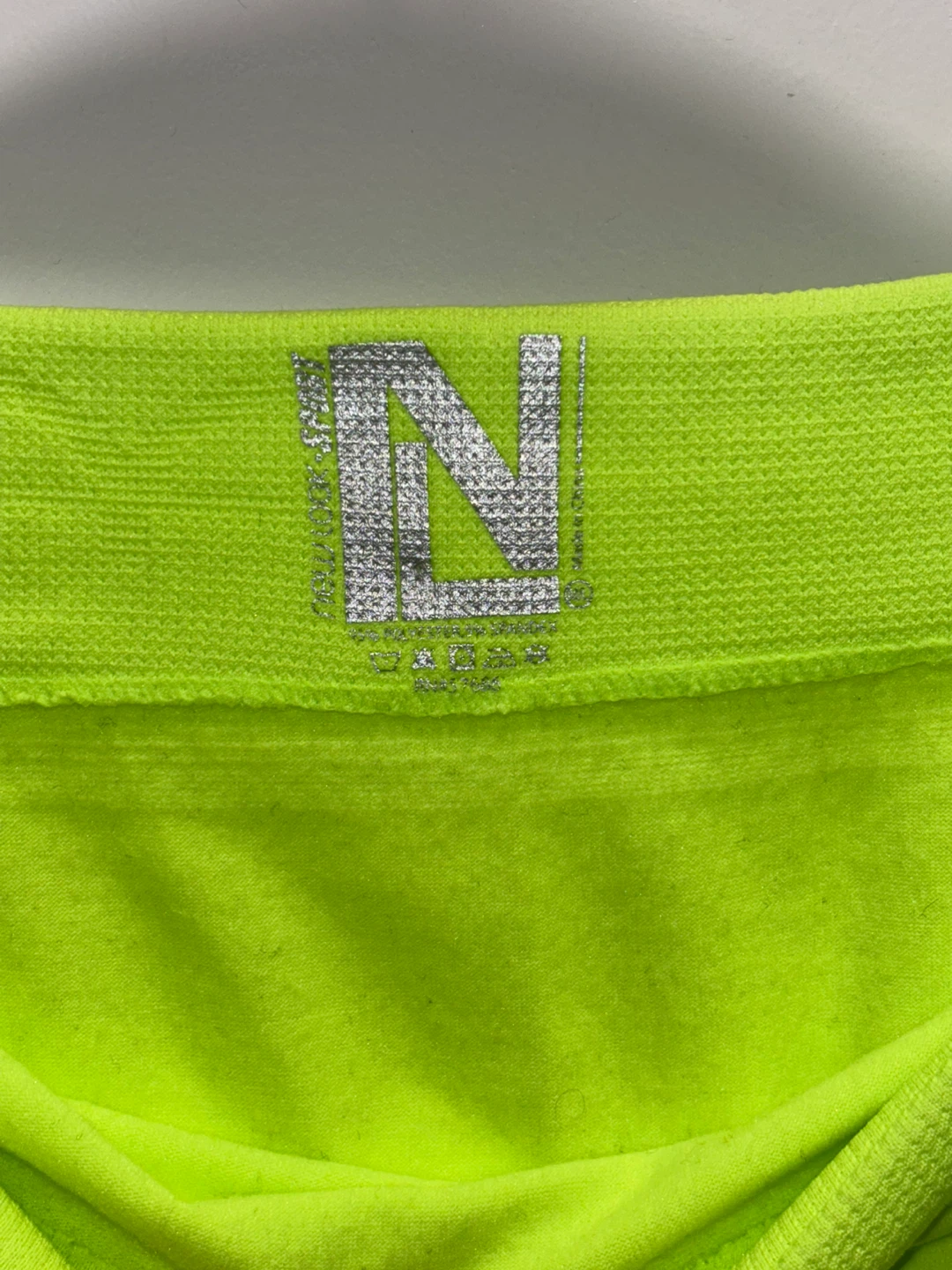 Full Length Neon Green Seamless Biker Shorts - photo 3