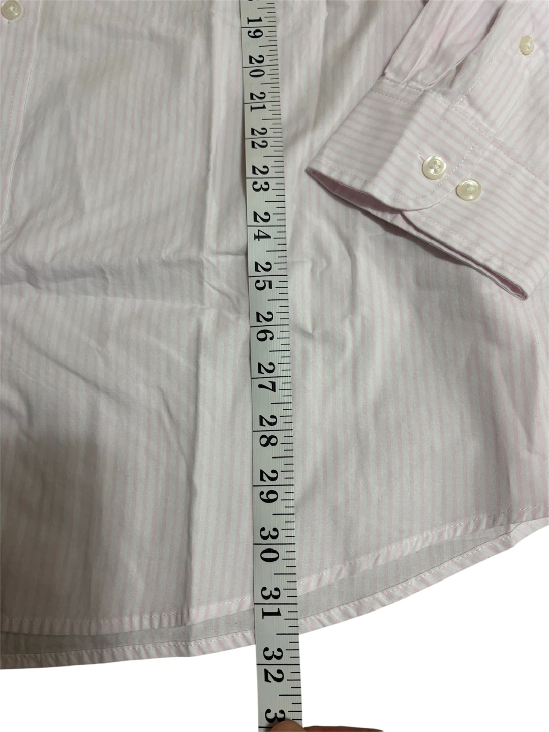 Amazon Essentials Pink Stripe Button-Up Shirt - XL - photo 5