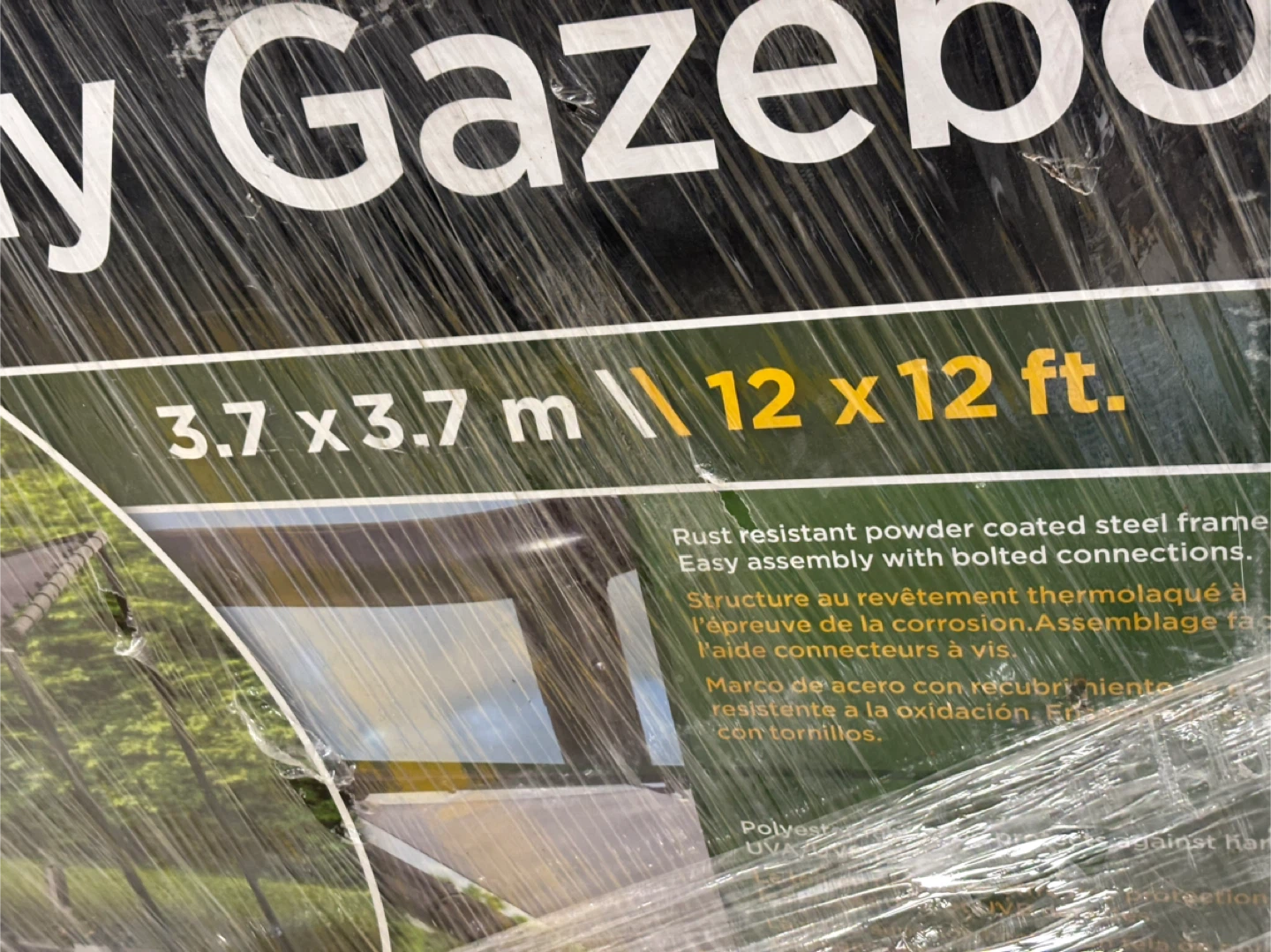 Shelter Logic Del Ray Gazebo 3.7 x 3.7 m (12x12 ft)