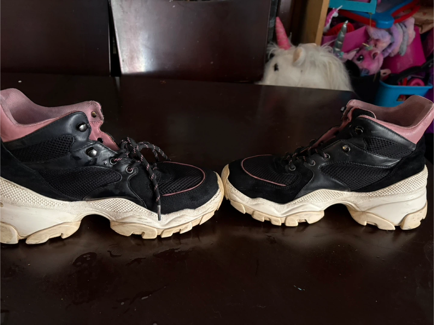 Coach Women's Black Pink High Top Sneakers - photo 4