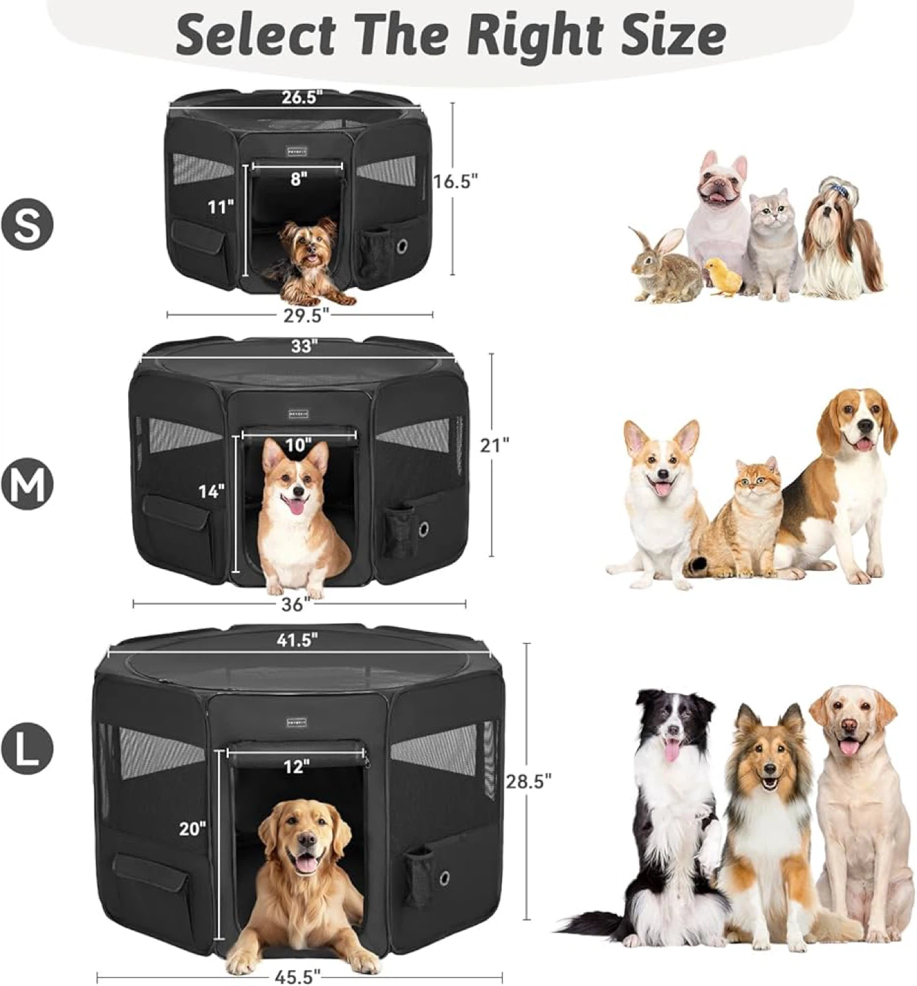PETSFIT Medium Pet Playpen - BN - photo 3
