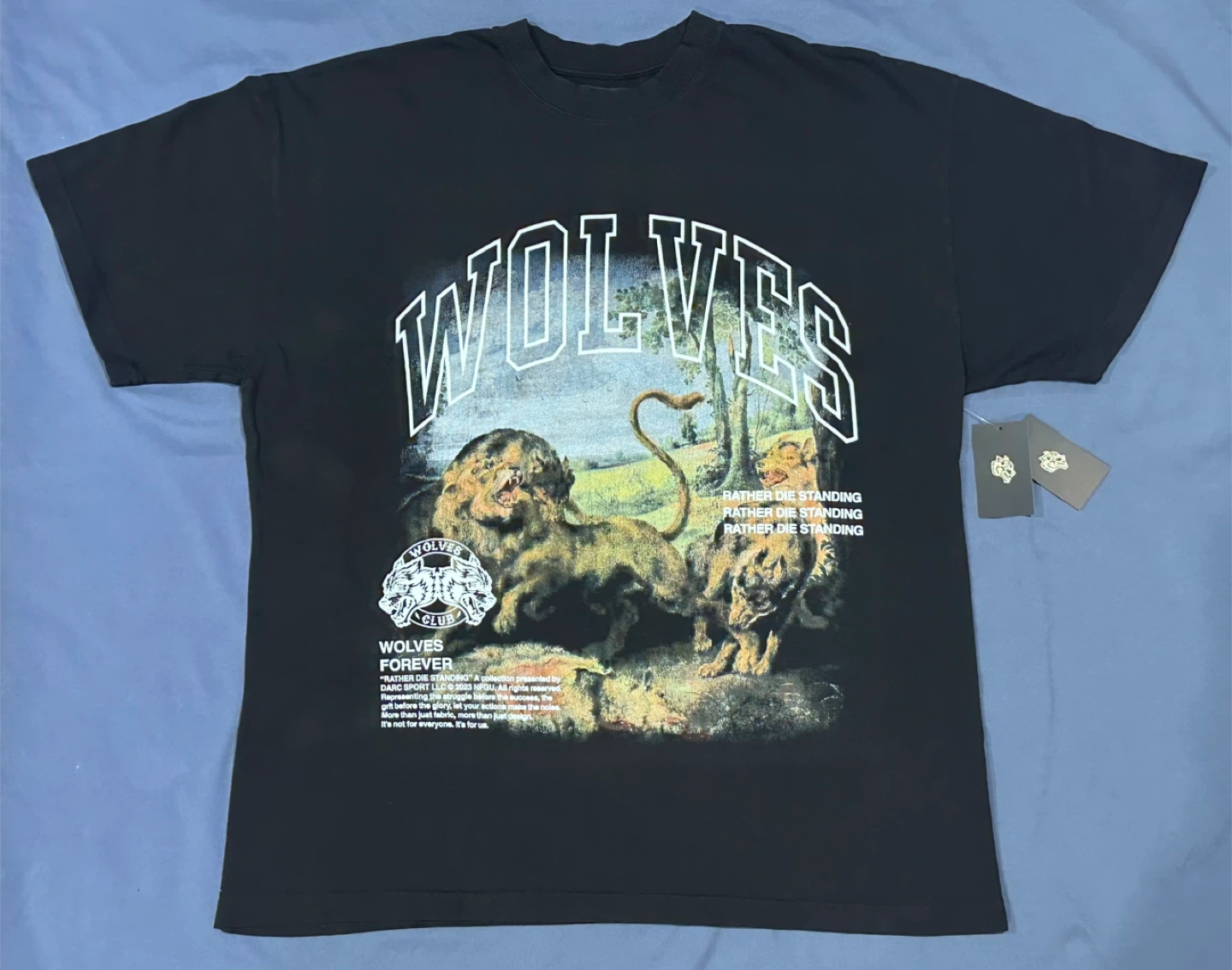 Darc Sport "Rather Die Standing" Size Large