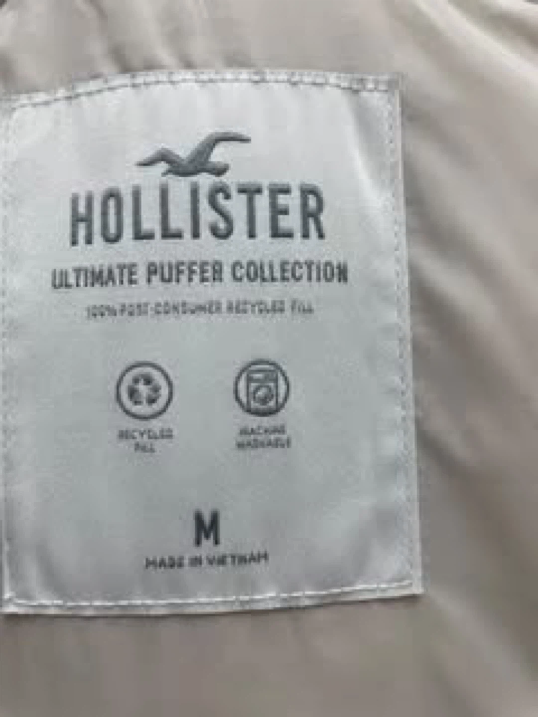 Hollister Sherpa Puffer Vest Size M - photo 5