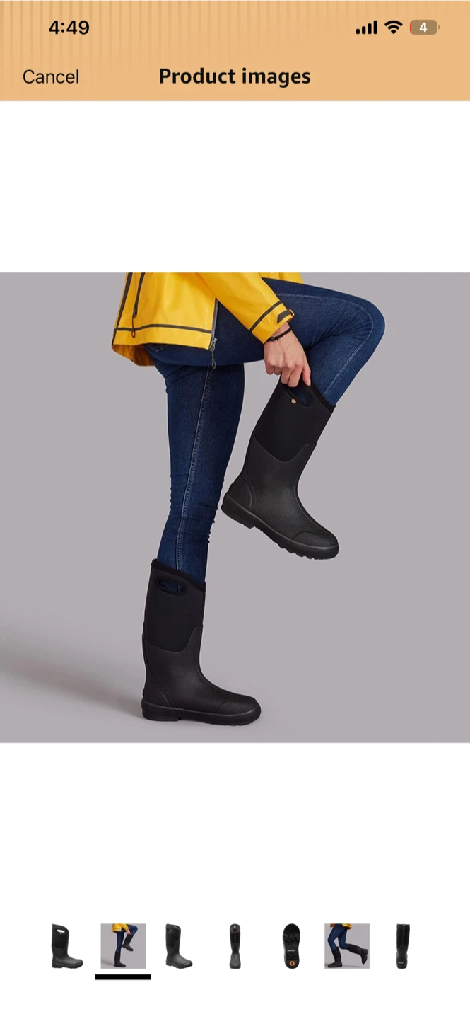 Bogs Black Insulated Waterproof Boots