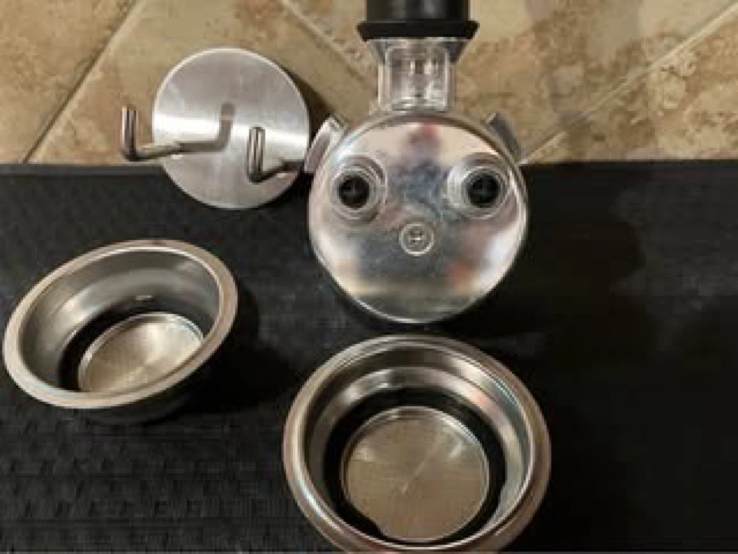 Espresso Portafilter with Baskets and Wall Mount - photo 2