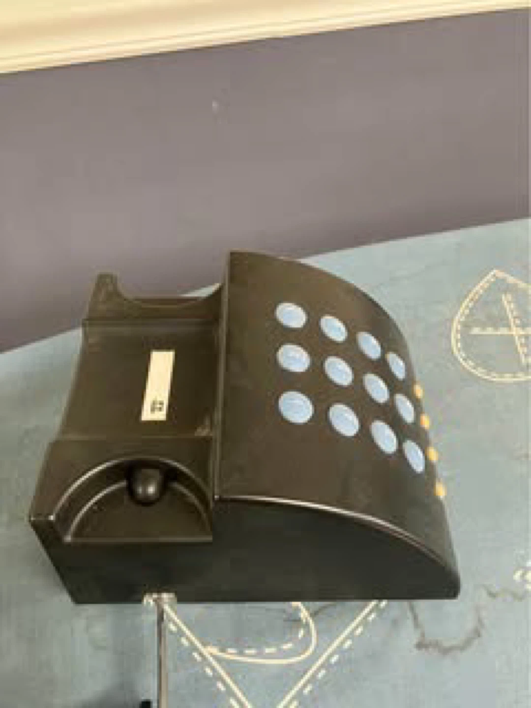 Black Corded Phone with Dial Pad - photo 3