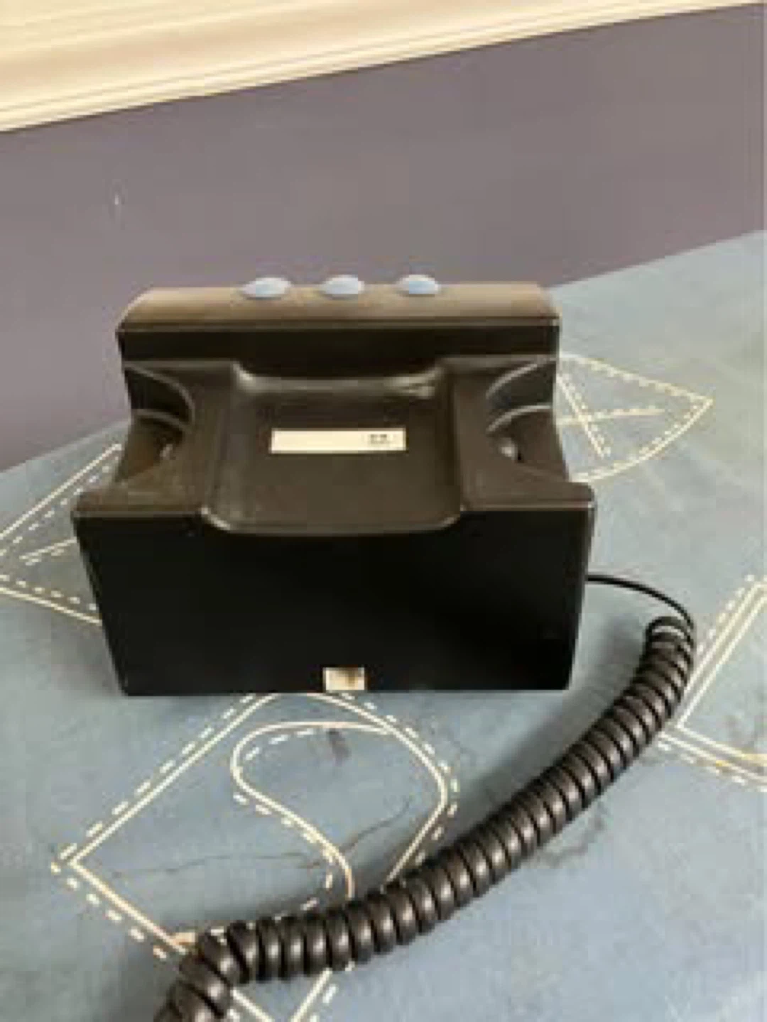 Black Corded Phone with Dial Pad - photo 4