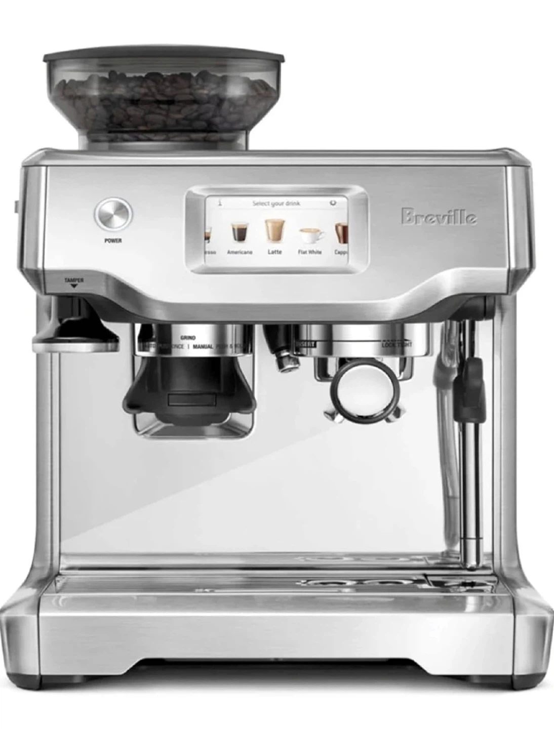 Breville Espresso Machine with Built-in Grinder