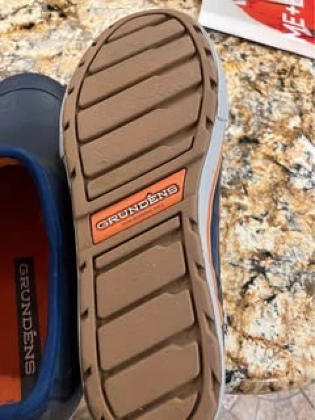 Grundens Navy Blue Waterproof Deck Shoes - photo 4