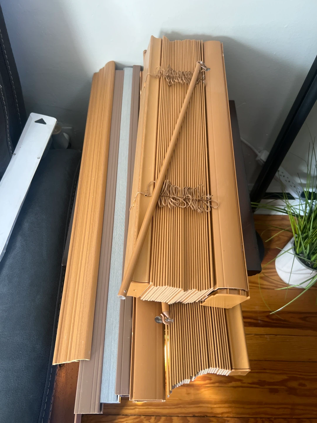 2x Lotus & Windoware Cordless 2 Inch Faux Wood Blinds